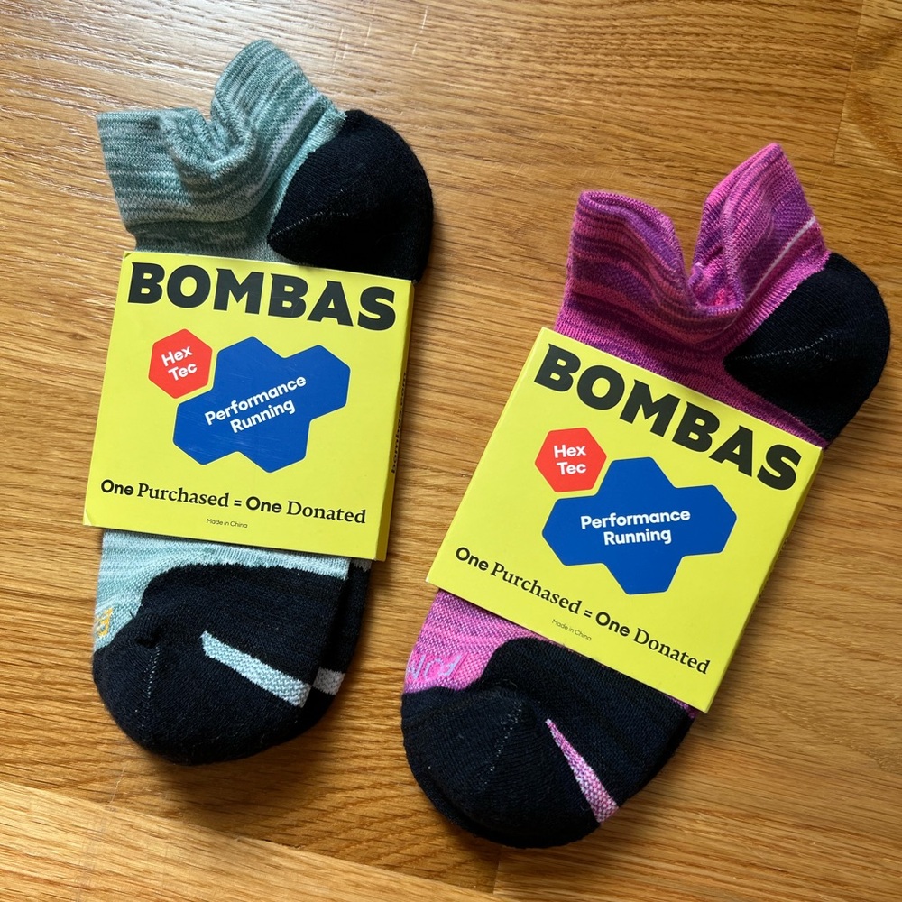 Bombas Women’s Hex Tec Running Ankle Socks
